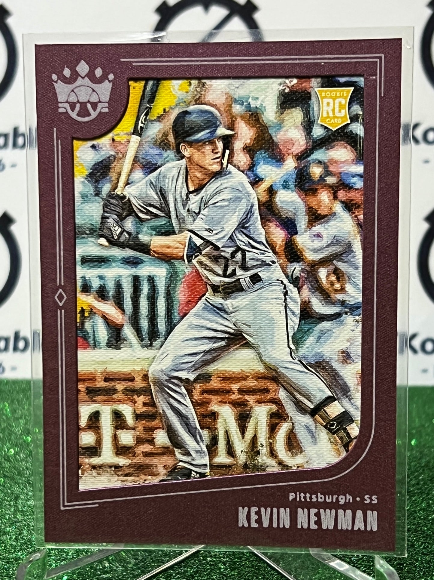 2019 PANINI DIAMOND KINGS KEVIN NEWMAN # 62 ROOKIE PITTSBURGH PIRATES BASEBALL CARD