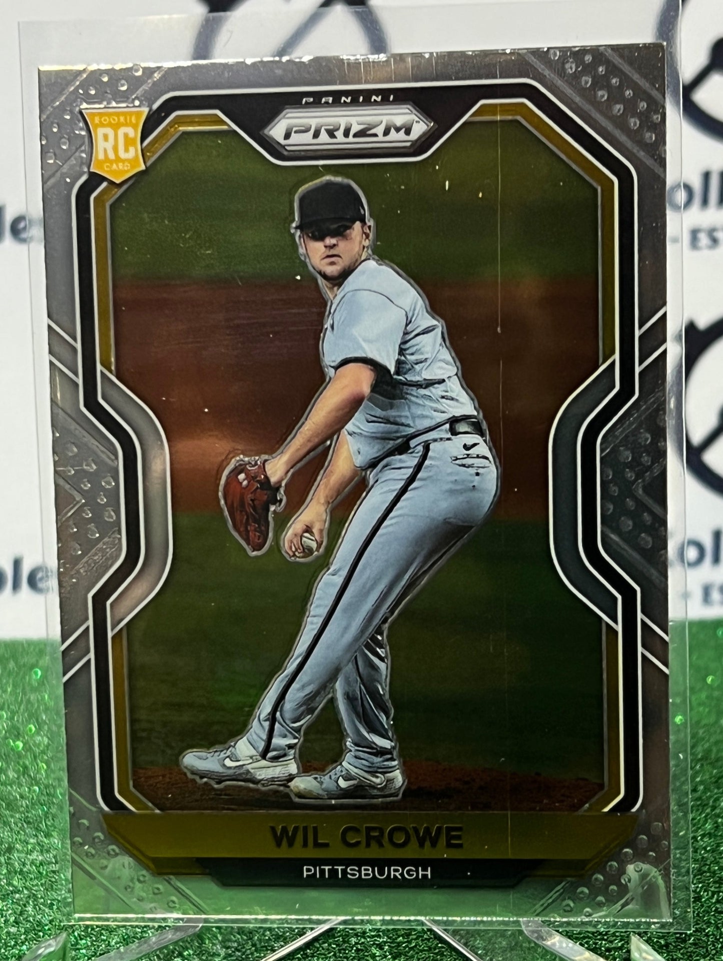 2021 PANINI PRIZM WIL CROWE # 102 ROOKIE PITTSBURGH PIRATES BASEBALL CARD