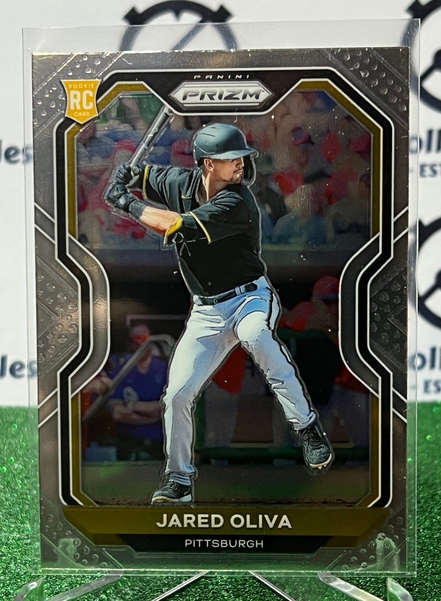 2021 PANINI PRIZM JARED OLIVA # 34 ROOKIE PITTSBURGH PIRATES BASEBALL CARD