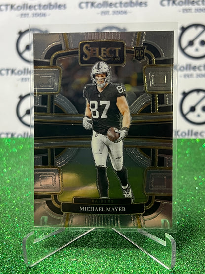 2023 PANINI SELECT MICHAEL MAYER # 57 RC NFL OAKLAND RAIDERS CARD