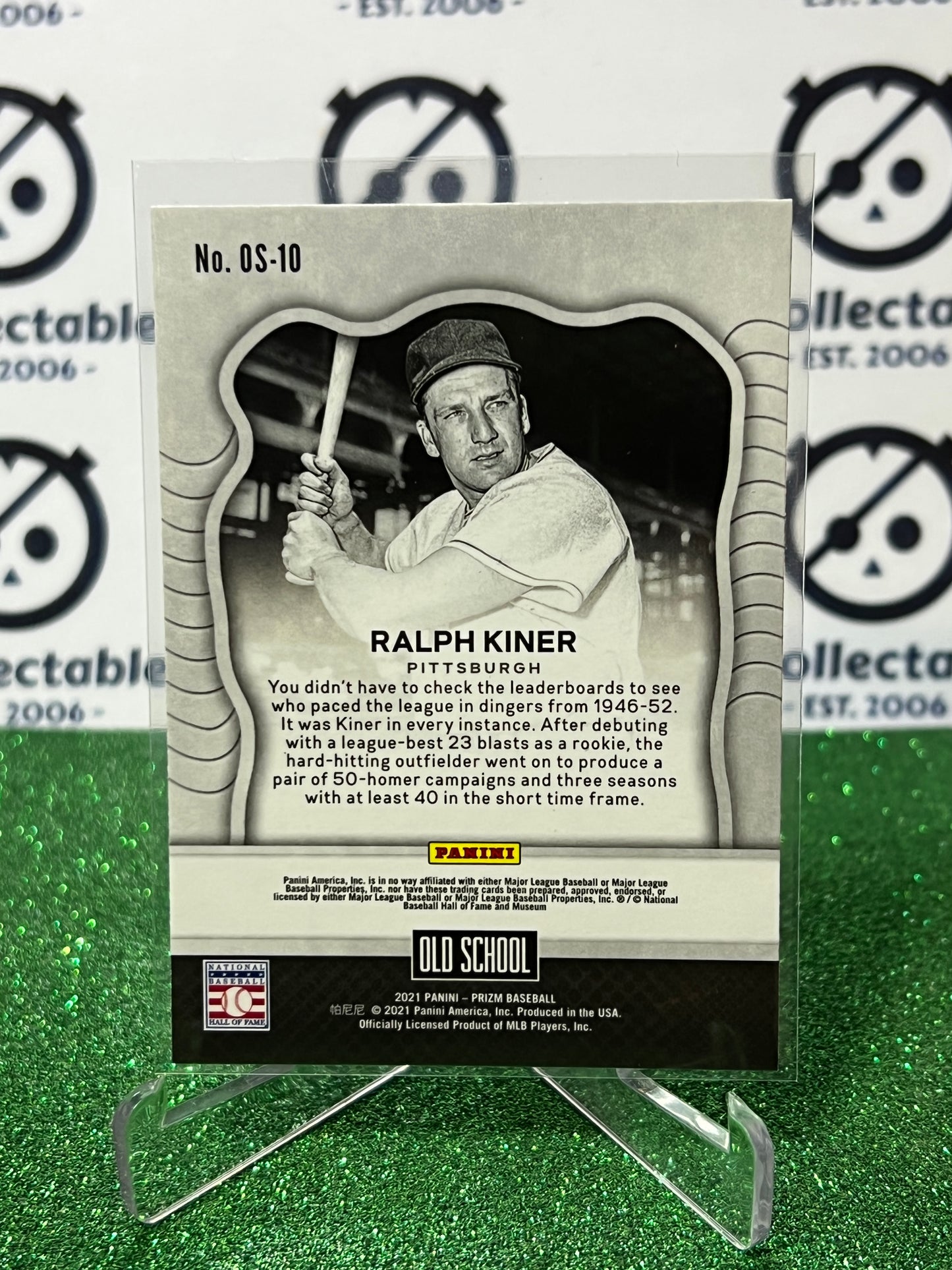 2021 PANINI PRIZM RALPH KINER # OS-10 OLD SCHOOL PITTSBURGH PIRATES BASEBALL CARD