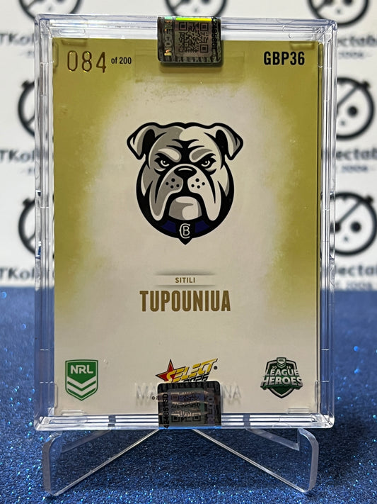 2026 Select NRL League Heroes Instant Win Gold Set Canterbury-Bankstown Bulldogs # GBP25-GBP36