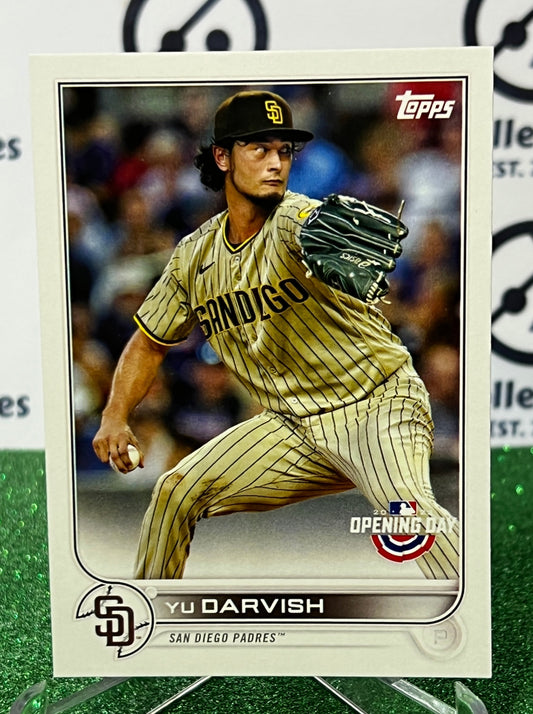 2022 TOPPS OPENING DAY YU DARVISH  # 18 SAN DIEGO PADRES BASEBALL CARD