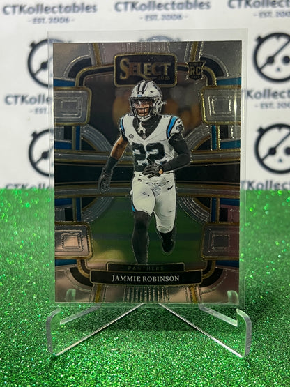 2023 PANINI SELECT JAMMIE ROBINSON # 15 RC NFL CAROLINA PANTHERS CARD