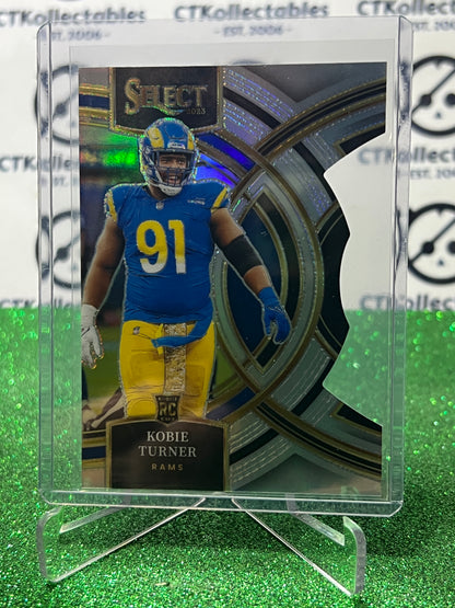 2023 PANINI SELECT KOBIE TURNER # 131 PRIZM DIE CUT NFL LA RAMS CARD
