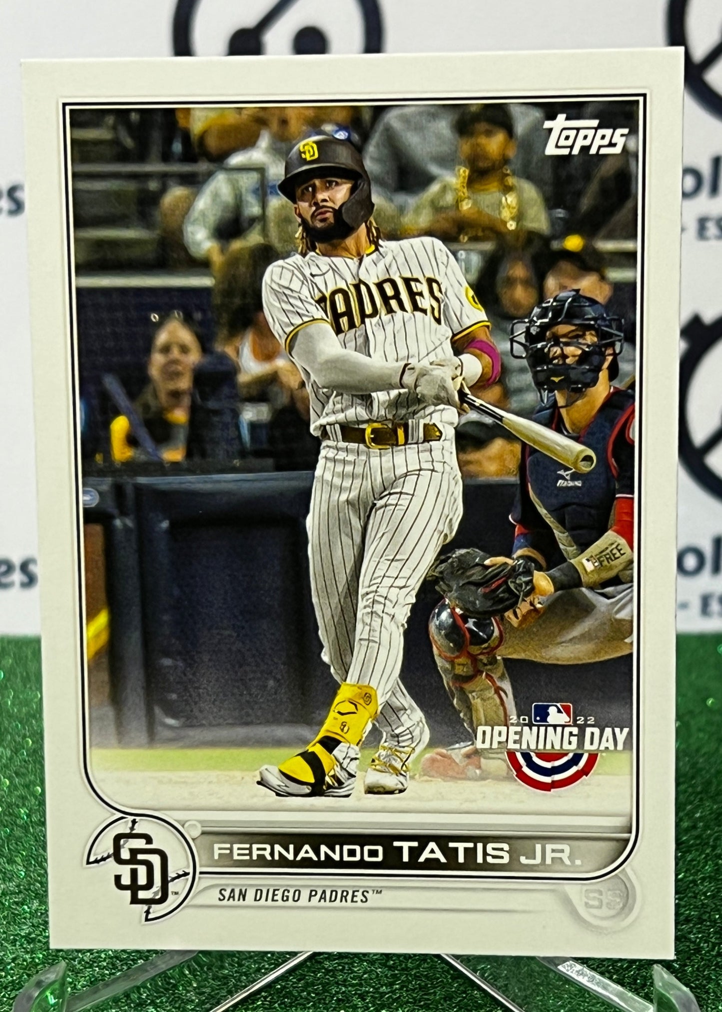 2022 TOPPS OPENING DAY FERNANDO TATIS JR. # 50 SAN DIEGO PADRES BASEBALL CARD