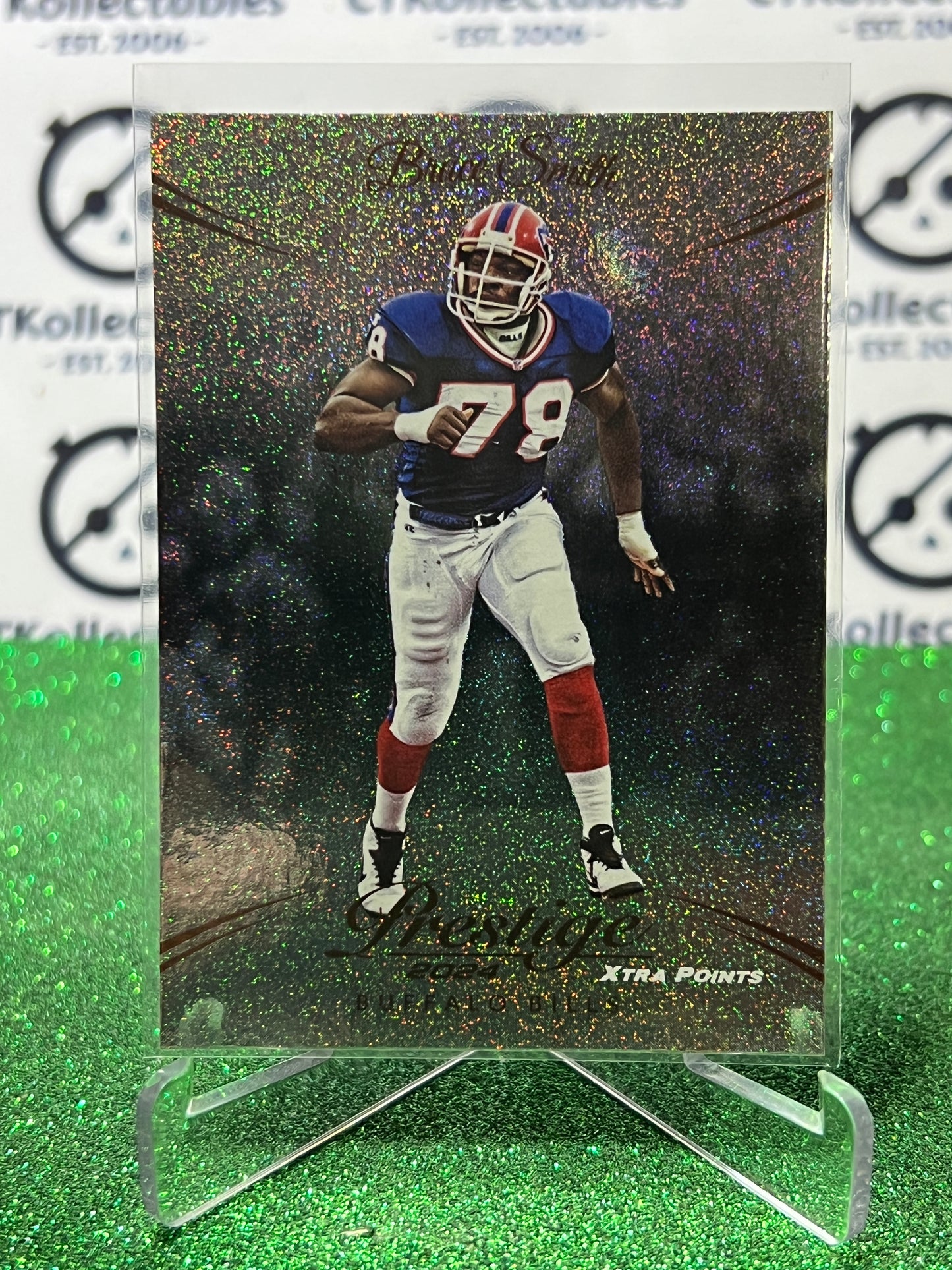 2024 PANINI PRESTIGE BRUCE SMITH # 38 GALAXY NFL BUFFALO BILLS GRIDIRON CARD