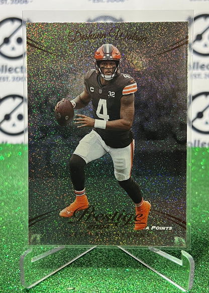 2024 PANINI PRESTIGE DESHAUN WATSON # 66 GALAXY NFL CLEVELAND BROWNS GRIDIRON CARD