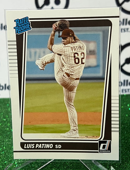 2021 PANINI DONRUSS LUIS PATINO # 55 RATED ROOKIE SAN DIEGO PADRES BASEBALL CARD