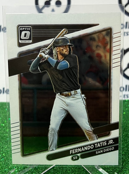 2021 PANINI DONRUSS OPTIC FERNANDO TATIS JR. # 106 SAN DIEGO PADRES BASEBALL CARD