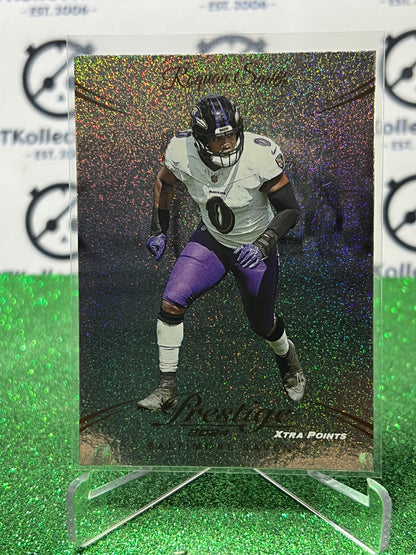 2024 PANINI PRESTIGE ROQUAN SMITH # 24 GALAXY NFL BALTIMORE RAVENS GRIDIRON CARD