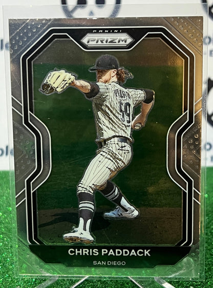 2021 PANINI PRIZM CHRIS PADDACK  # 145  SAN DIEGO PADRES BASEBALL CARD