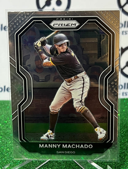 2021 PANINI PRIZM MANNY MACHADO  # 139  SAN DIEGO PADRES BASEBALL CARD