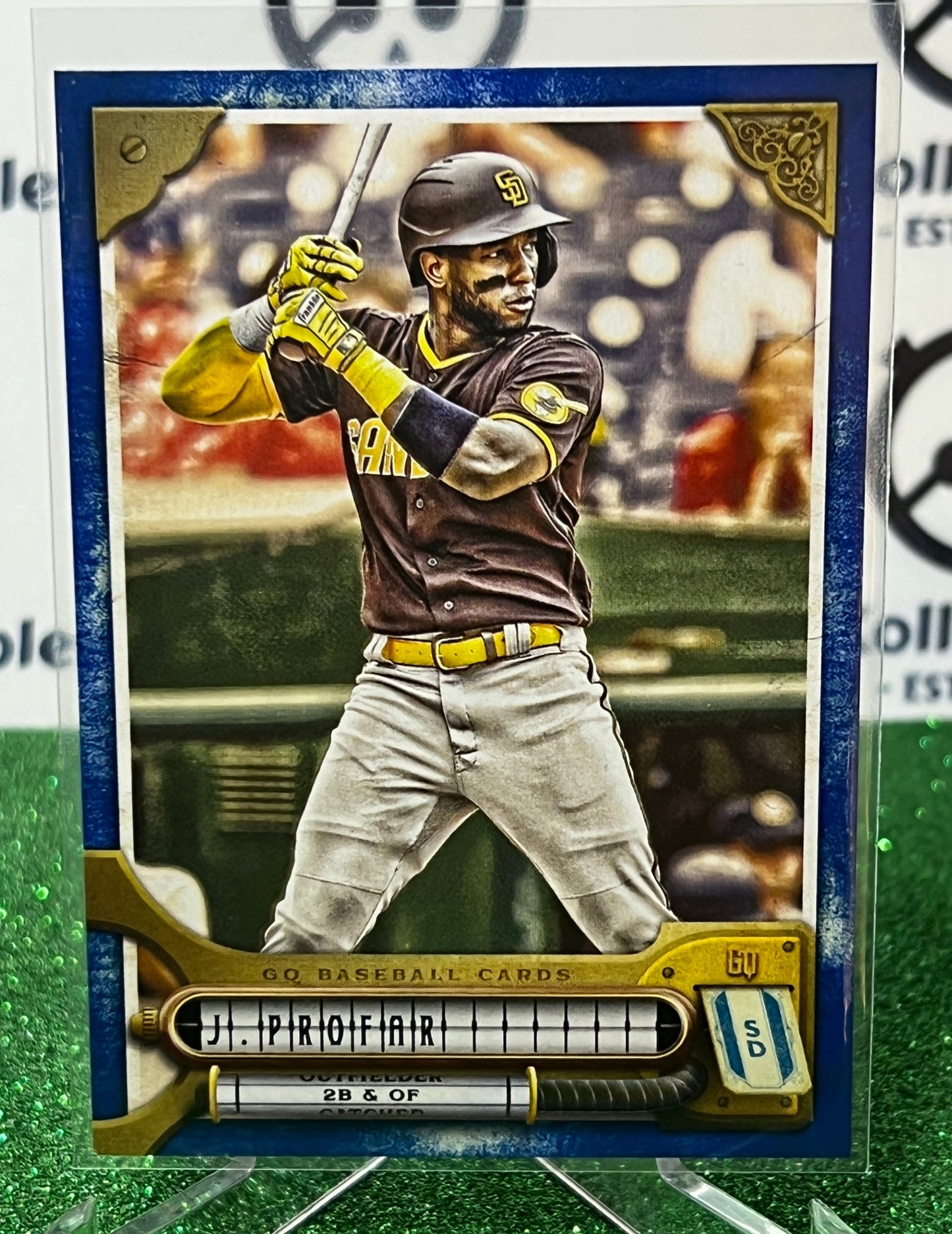 2022 TOPPS GYPSY QUEEN JURICKSON PROFAR # 238 BLUE SAN DIEGO PADRES BASEBALL CARD