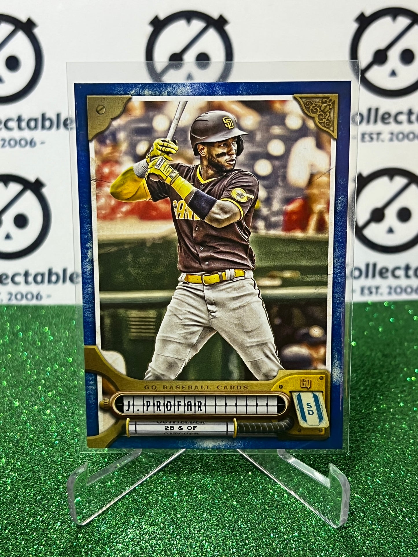 2022 TOPPS GYPSY QUEEN JURICKSON PROFAR # 238 BLUE SAN DIEGO PADRES BASEBALL CARD