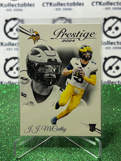 2024 PANINI PRESTIGE J.J. McCARTHY # 311 RC  NFL MINNESOTA VIKINGS GRIDIRON CARD