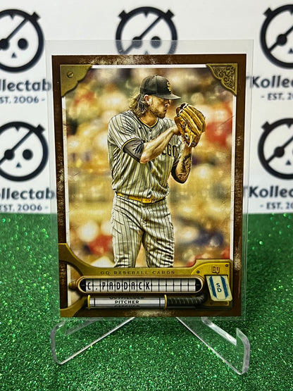 2022 TOPPS GYPSY QUEEN CHRIS PADDACK # 145 BROWN SAN DIEGO PADRES BASEBALL CARD