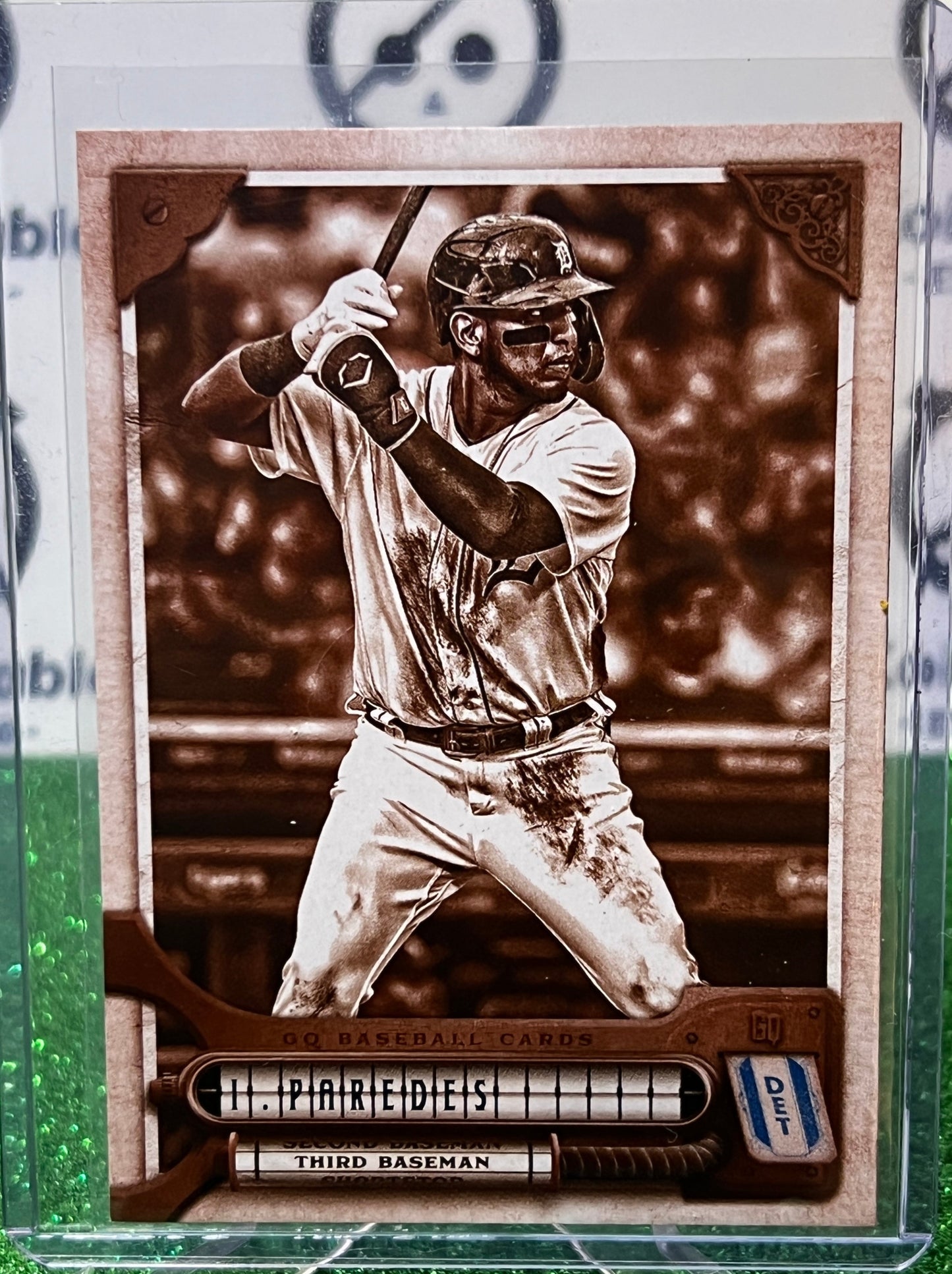 2022 TOPPS GYPSY QUEEN ISAAC PAREDES # 165 SEPIA DETROIT TIGERS BASEBALL CARD