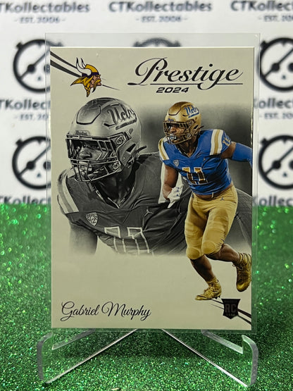 2024 PANINI PRESTIGE GABRIEL MURPHY # 363 RC  NFL MINNESOTA VIKINGS GRIDIRON CARD