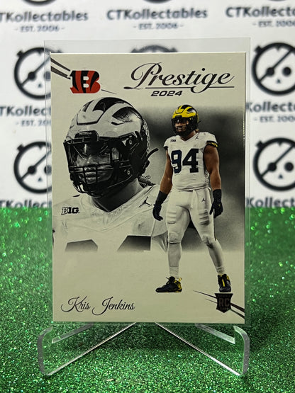 2024 PANINI PRESTIGE KRIS JENKINS # 342 RC  NFL CINCINNATI BENGALS GRIDIRON CARD