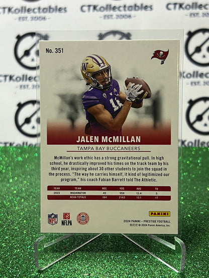 2024 PANINI PRESTIGE JALEN McMILLAN # 351 RC  NFL TAMPA BAY BUCCANEERS GRIDIRON CARD