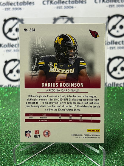 2024 PANINI PRESTIGE DARIUS ROBINSON # 324 RC  NFL ARIZONA CARDINALS GRIDIRON CARD