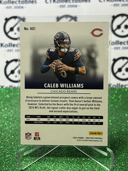 2024 PANINI PRESTIGE CALEB WILLIAMS # 401 RC  NFL CHICAGO BEARS GRIDIRON CARD