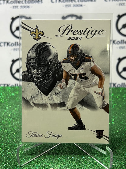 2024 PANINI PRESTIGE TALIESE FUAGA # 312 RC  NFL NEW ORLEANS SAINTS  GRIDIRON CARD