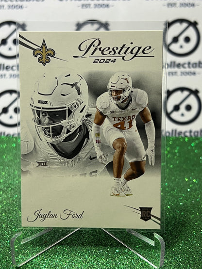 2024 PANINI PRESTIGE JAYAN FORD # 367 RC  NFL NEW ORLEANS SAINTS  GRIDIRON CARD
