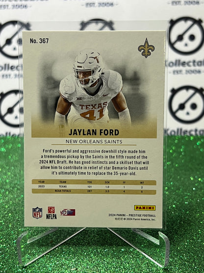 2024 PANINI PRESTIGE JAYAN FORD # 367 RC  NFL NEW ORLEANS SAINTS  GRIDIRON CARD