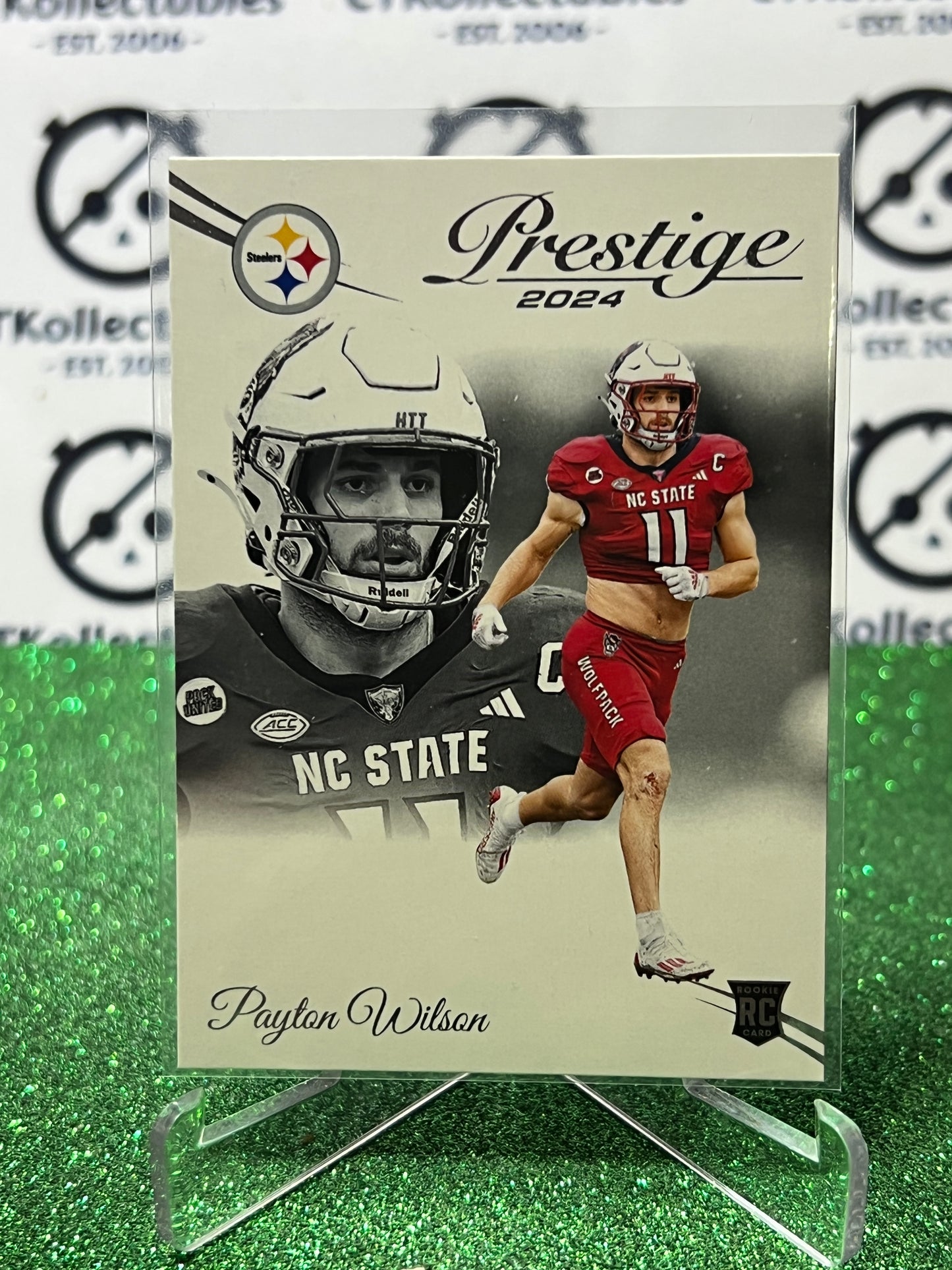 2024 PANINI PRESTIGE PAYTON WILSON # 329 RC  NFL STEELERS GRIDIRON CARD
