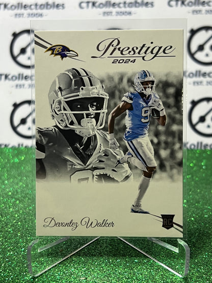 2024 PANINI PRESTIGE DEVONTEZ WALKER # 368 RC  NFL RAVENS GRIDIRON CARD