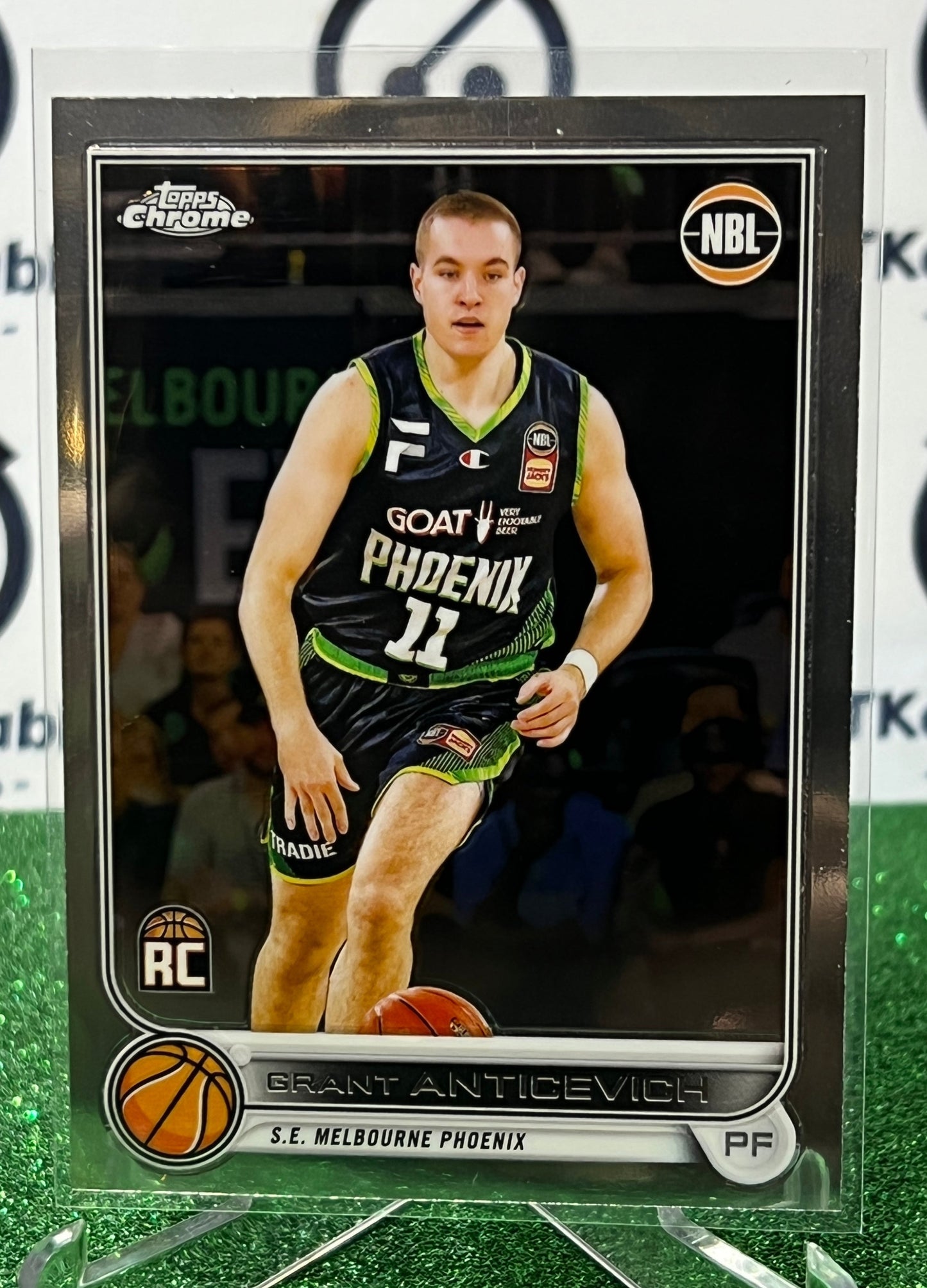 2022-23 TOPPS NBL CHROME GRANT ANTICEVICH # 71 ROOKIE MELBOURNE PHOENIX BASKETBALL CARD