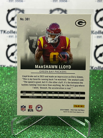 2024 PANINI PRESTIGE MARSHAWN LLOYD # 381 RC  NFL PACKERS GRIDIRON CARD