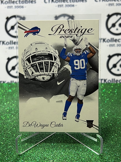 2024 PANINI PRESTIGE DEWAYNE CARTER  # 382 RC NFL BUFFALO BILLS GRIDIRON CARD