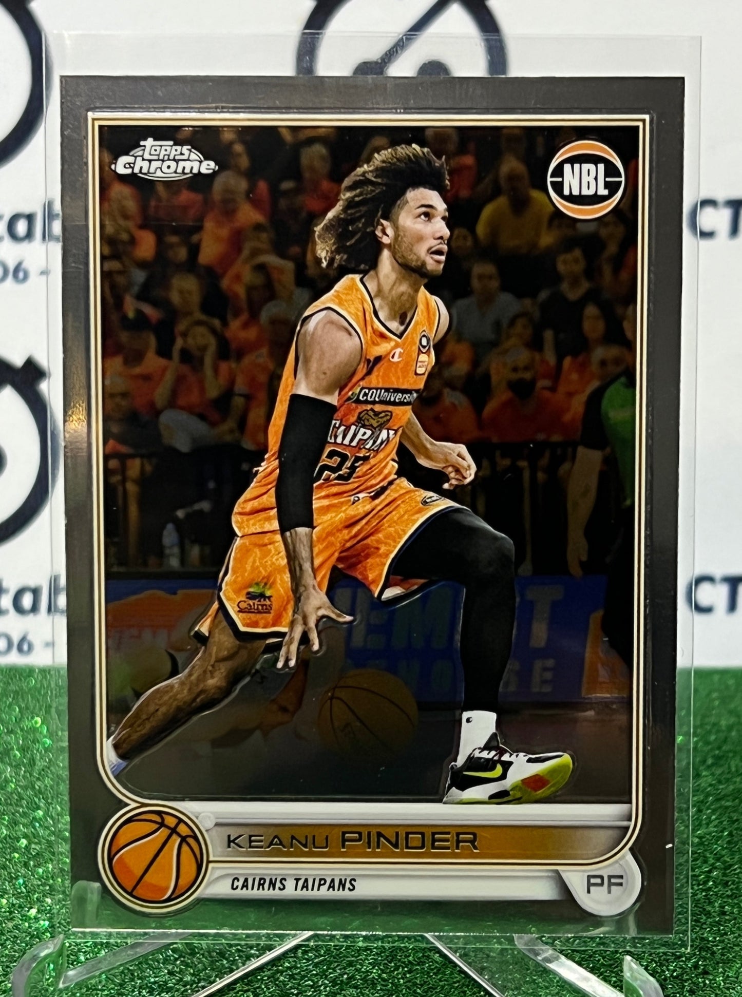 2022-23 TOPPS NBL CHROME KEANU PINDER # 29 CAIRNS TAIPANS BASKETBALL CARD