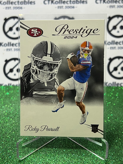 2024 PANINI PRESTIGE RICKY PEARSALL # 347 RC NFL SAN FRANCISCO 49ERS GRIDIRON CARD