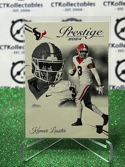2024 PANINI PRESTIGE KAMARI LASSITER # 327 RC NFL HOUSTON TEXANS GRIDIRON CARD