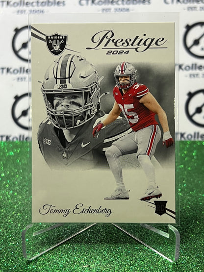 2024 PANINI PRESTIGE TOMMY EICHENBERG # 378 RC NFL LAS VEGAS RAIDERS GRIDIRON CARD