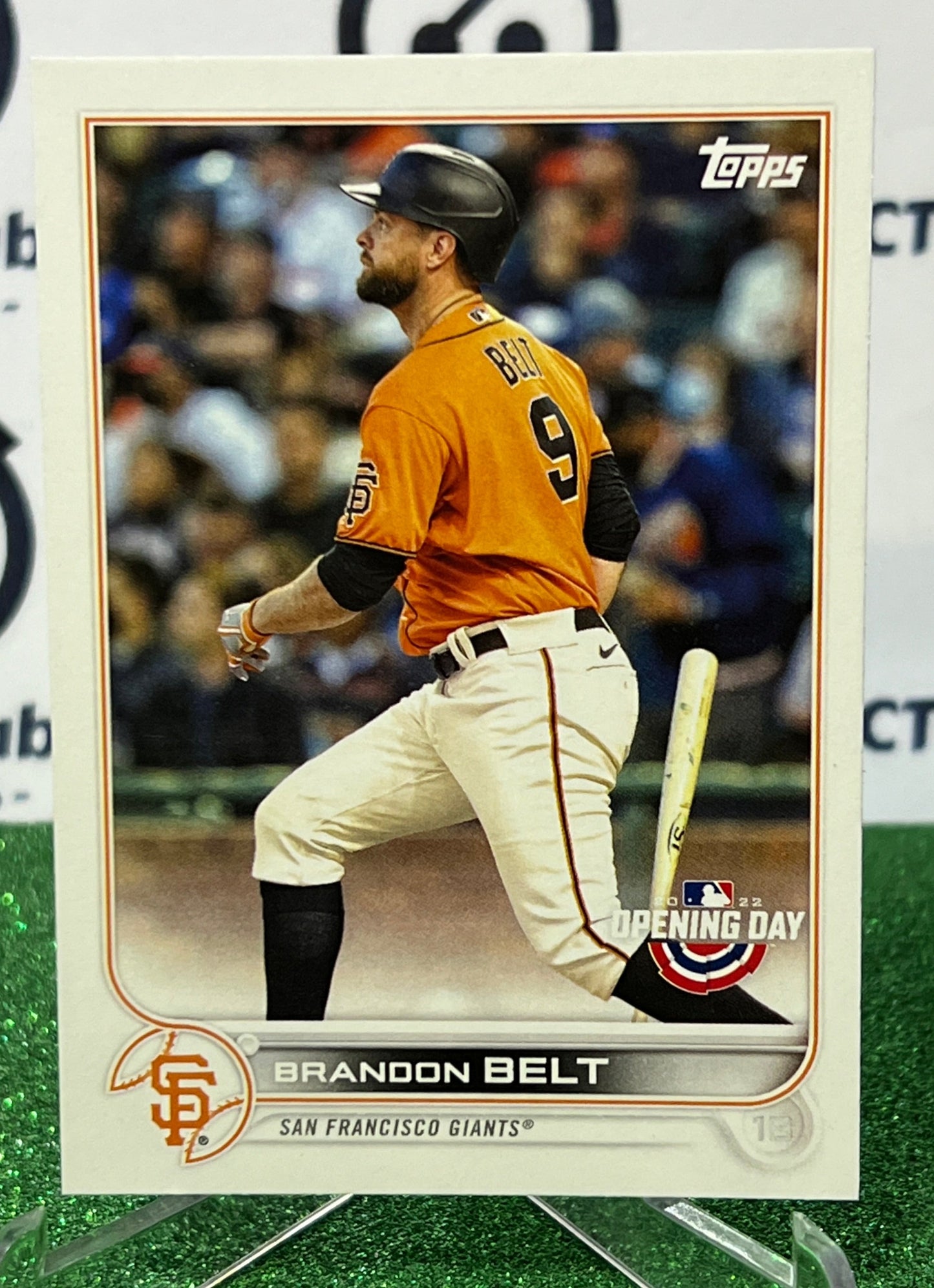 2022 TOPPS OPENING DAY BRANDON BELT # 32 SAN FRANCISCO GIANTS BASEBALL