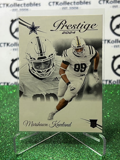 2024 PANINI PRESTIGE MARSHAWN KNEELAND # 350 RC NFL DALLAS COWBOYS GRIDIRON CARD