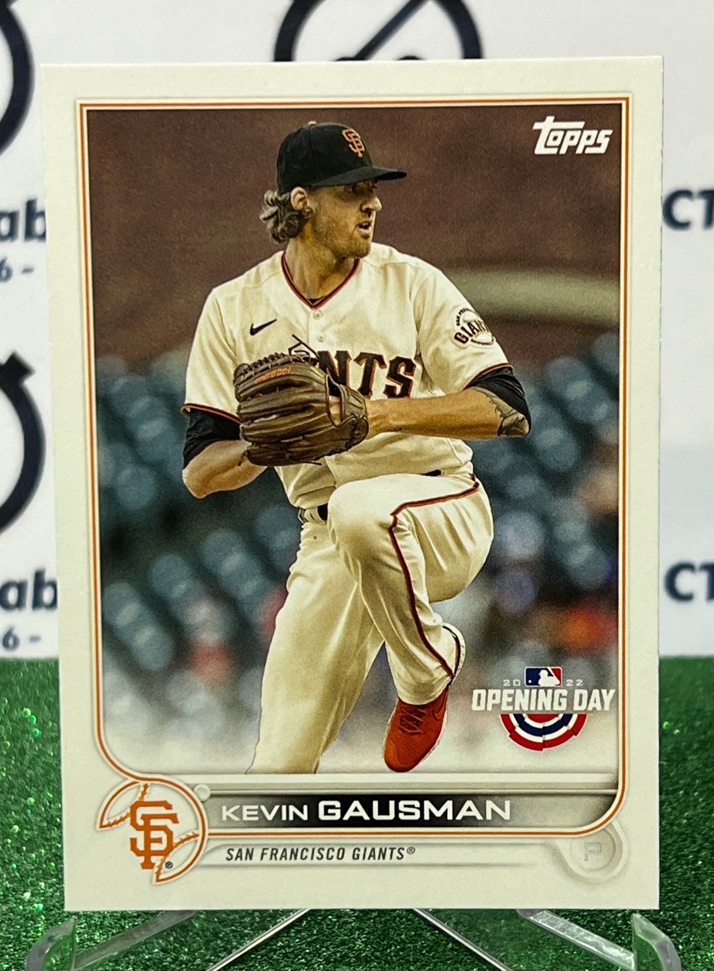 2022 TOPPS OPENING DAY KEVIN GAUSMAN # 136 SAN FRANCISCO GIANTS BASEBALL