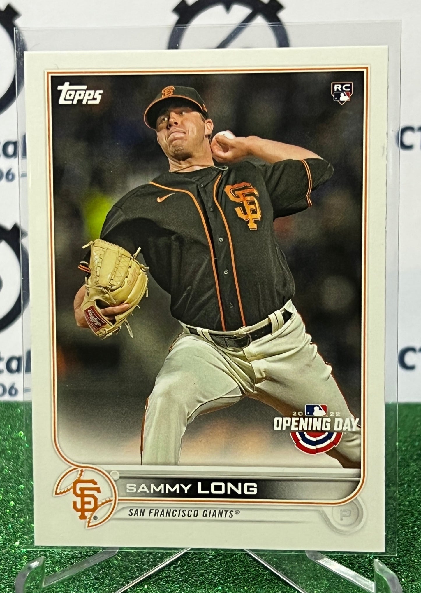 2022 TOPPS OPENING DAY SAMMY LONG  # 156 ROOKIE  SAN FRANCISCO GIANTS BASEBALL