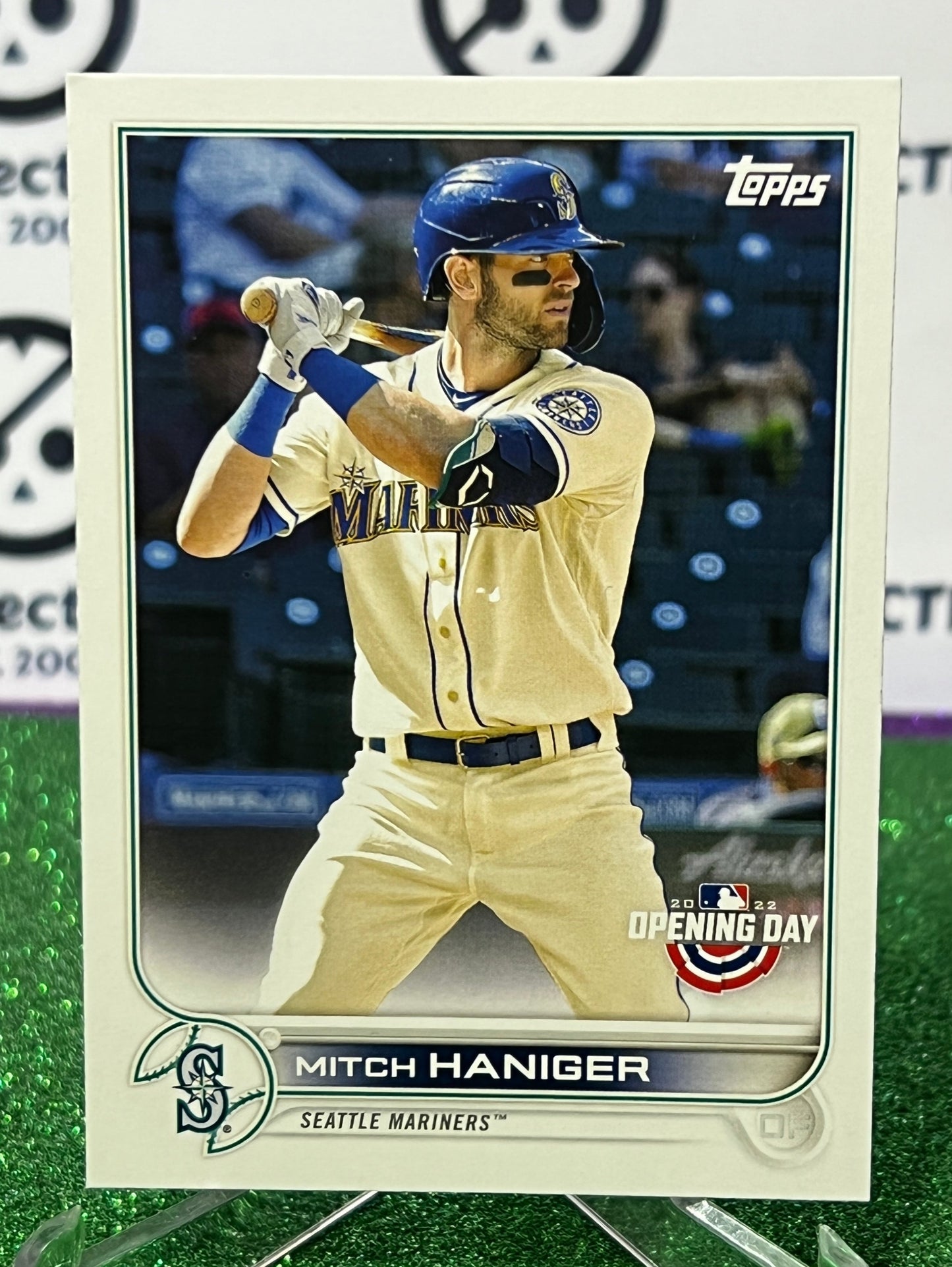 2022 TOPPS OPENING DAY MITCH HANIGER # 130 SEATTLE MARINERS BASEBALL CARD