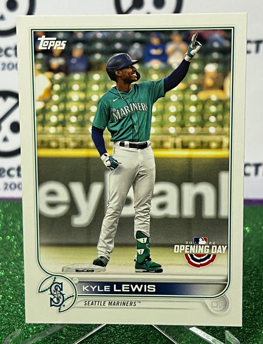 2022 TOPPS OPENING DAY KYLE LEWIS # 87 SEATTLE MARINERS BASEBALL CARD
