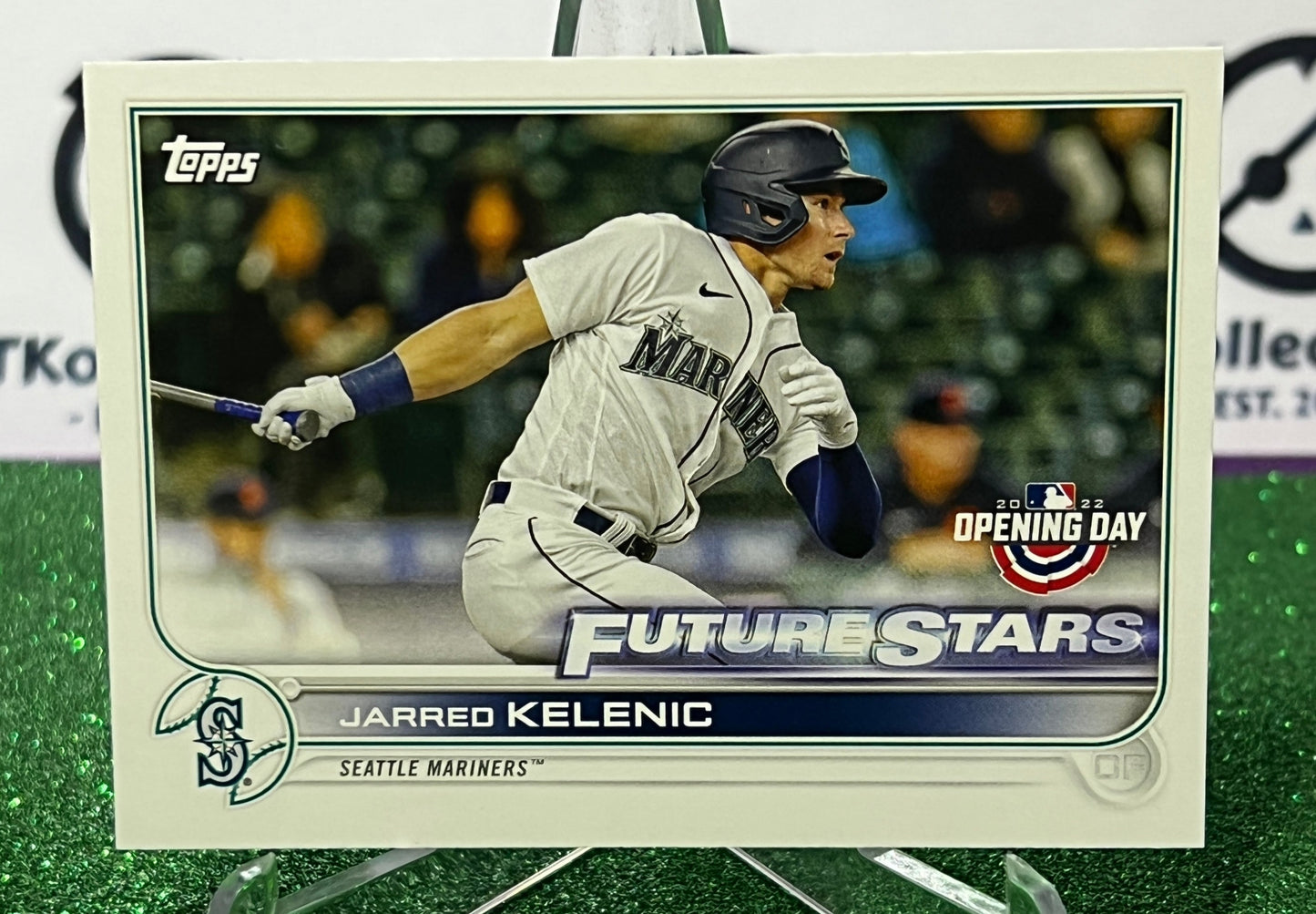 2022 TOPPS OPENING DAY JARRED KELENIC # 2 FUTURE STARS SEATTLE MARINERS BASEBALL CARD