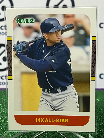 2021 PANINI DONRUSS ALEX RODRIGUEZE # 253 ALL-STAR RETRO SEATTLE MARINERS BASEBALL CARD