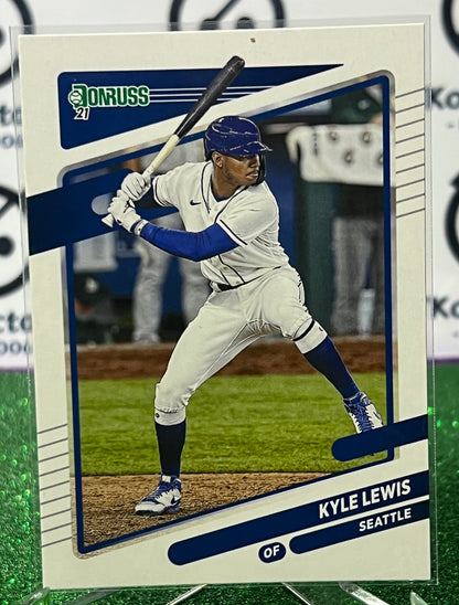 2021 PANINI DONRUSS KYLE LEWIS # 95  SEATTLE MARINERS BASEBALL CARD