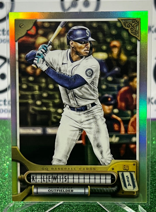 2022 TOPPS GYPSY QUEEN KYLE LEWIS # 123  FOIL SEATTLE MARINERS BASEBALL CARD