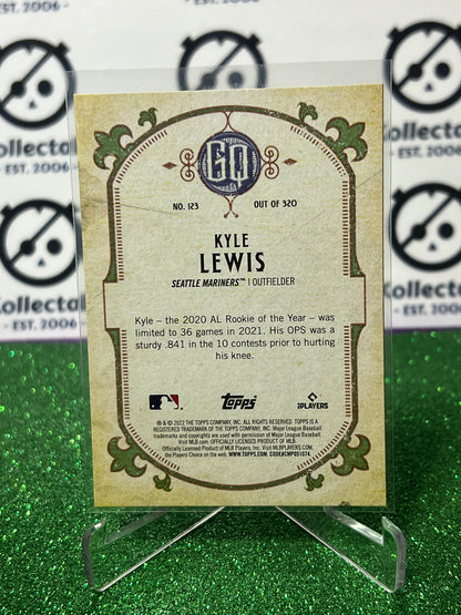 2022 TOPPS GYPSY QUEEN KYLE LEWIS # 123  FOIL SEATTLE MARINERS BASEBALL CARD